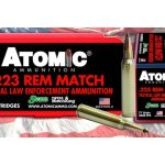 Atomic Tactical LE Ammunition 223 Remington 77 Grain Sierra Tipped MatchKing (TMK) Box of 50