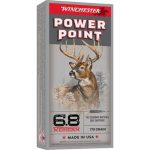 Winchester Power Point Ammunition 6.8 Western 170 Grain Power-Point Box of 20