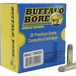 Buffalo Bore Ammunition Outdoorsman 357 Magnum 180 Grain Lead Flat Nose Gas Check Box of 20