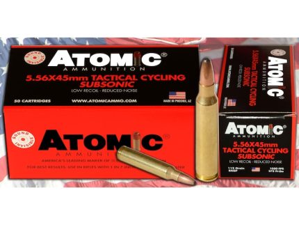 Atomic 5.56 Subsonic Ammo