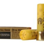 Federal Premium Vital-Shok Ammunition 20 Gauge 2-3/4" Buffered #3 Copper Plated Buckshot 20 Pellets