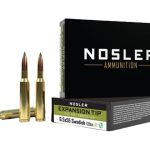 Nosler E-Tip Ammunition 6.5x55mm Swedish Mauser 120 Grain Polymer Tip Lead Free Box of 20