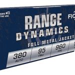 Fiocchi Training Dynamics Ammunition 380 ACP 95 Grain Full Metal Jacket Box of 50