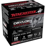 Winchester Drylok High Velocity Plated Ammunition 12 Gauge Non-Toxic Steel Shot