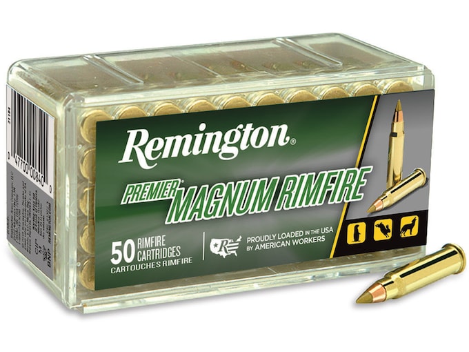 993894.jpg Remington Premier Ammunition 17 Hornady Magnum Rimfire (HMR) 17 Grain Hornady V-MAX - Image 1