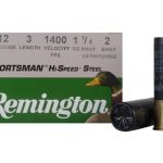 Remington Sportsman Hi-Speed Ammunition 12 Gauge 3" 1-1/4 oz #2 Non-Toxic Steel Shot