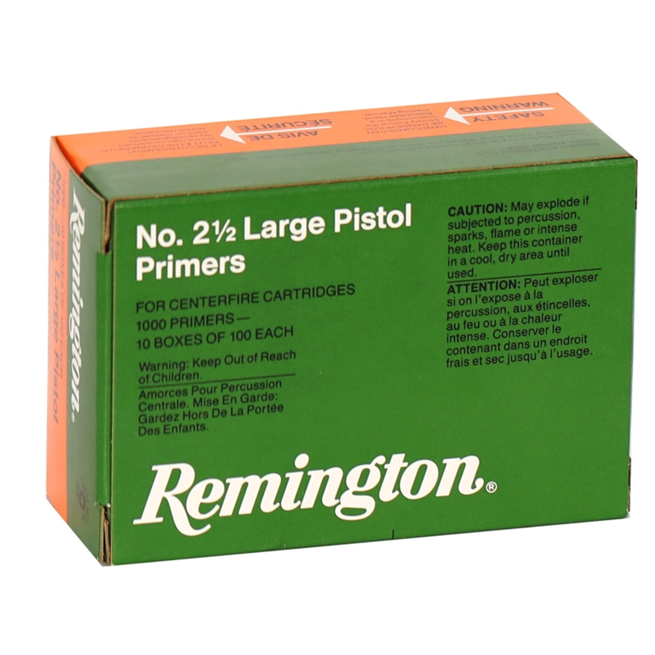 Remington-Large-Pistol-Primers-.jpg Remington Large Pistol Primers #2-1/2 - Image 1