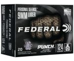 Federal Personal Defense Punch Ammunition 9mm Luger 124 Grain Jacketed Hollow Point - Image 2